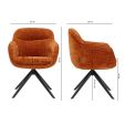 Kick swivel chair Stan - Orange