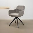 Kick swivel chair Tom - Grey