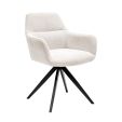 Kick swivel chair Tom Texture - Champagne