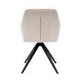 Kick swivel chair Tom Texture - Champagne