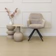 Kick swivel chair Tom Texture - Taupe