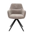 Kick swivel chair Tom Texture - Taupe