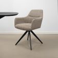 Kick swivel chair Tom Texture - Taupe
