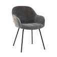 Kick dining chair Arda - Dark Grey