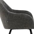 Kick dining chair Arda - Dark Grey