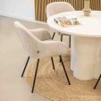 Kick dining chair Arda - Champagne