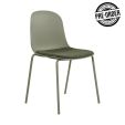 Kick dining chair Bow - Green