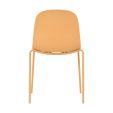 Kick dining chair Bow - Yellow