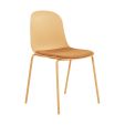 Kick dining chair Bow - Yellow
