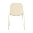 Kick dining chair Bow - Ivory