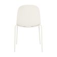 Kick dining chair Bow - Ivory