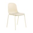 Kick dining chair Bow - Ivory