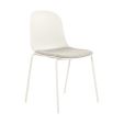 Kick dining chair Bow - Ivory