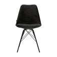 Kick dining chair Bren - Black