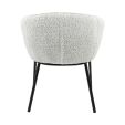 Kick Duke Dining Chair - Black/White - Black/white melange