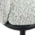 Kick Duke Dining Chair - Black/White - Black/white melange