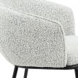 Kick Duke Dining Chair - Black/White - Black/white melange