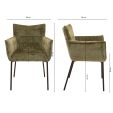 Kick dining chair Goos - Green