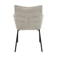 Kick dining chair Goos - Grey/Beige