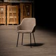 Kick dining chair Guus - Taupe