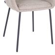 Kick dining chair Guus - Taupe