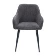 Kick dining chair Ivar - Dark Grey