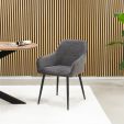 Kick dining chair Ivar - Dark Grey