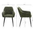 Kick dining chair Ivar - Green