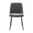 Kick dining chair Jet - Dark Grey