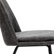 Kick dining chair Jet - Dark Grey