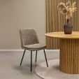 Kick dining chair Jet - Champagne