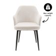 Kick dining chair Jodi - Champagne