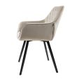 KICK KARL Velvet Dining Chair - Champagne