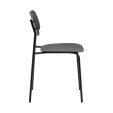Kick dining chair Lio - Black