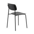 Kick dining chair Lio - Black
