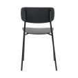 Kick dining chair Lio - Black
