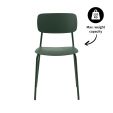 Kick dining chair Lio - Dark Green