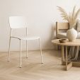Kick dining chair Lio - Ivory