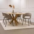 Kick dining chair Mette - Black