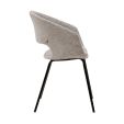 Kick dining chair Mette - Grey