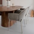 Kick dining chair Mila - Champagne