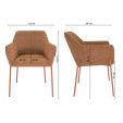 Kick dining chair Mila - Terra