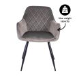Kick Dining Chair Monza - Grey