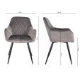 Kick Dining Chair Monza - Grey