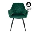 Kick Dining Chair Monza - Dark Green