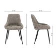 Kick dining chair Niko - Beige