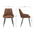 Kick dining chair Niko - Terra