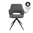 Kick dining chair Nora - Grey
