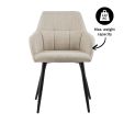 Kick dining chair Nova - Beige