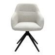 Kick swivel chair Ravi - White